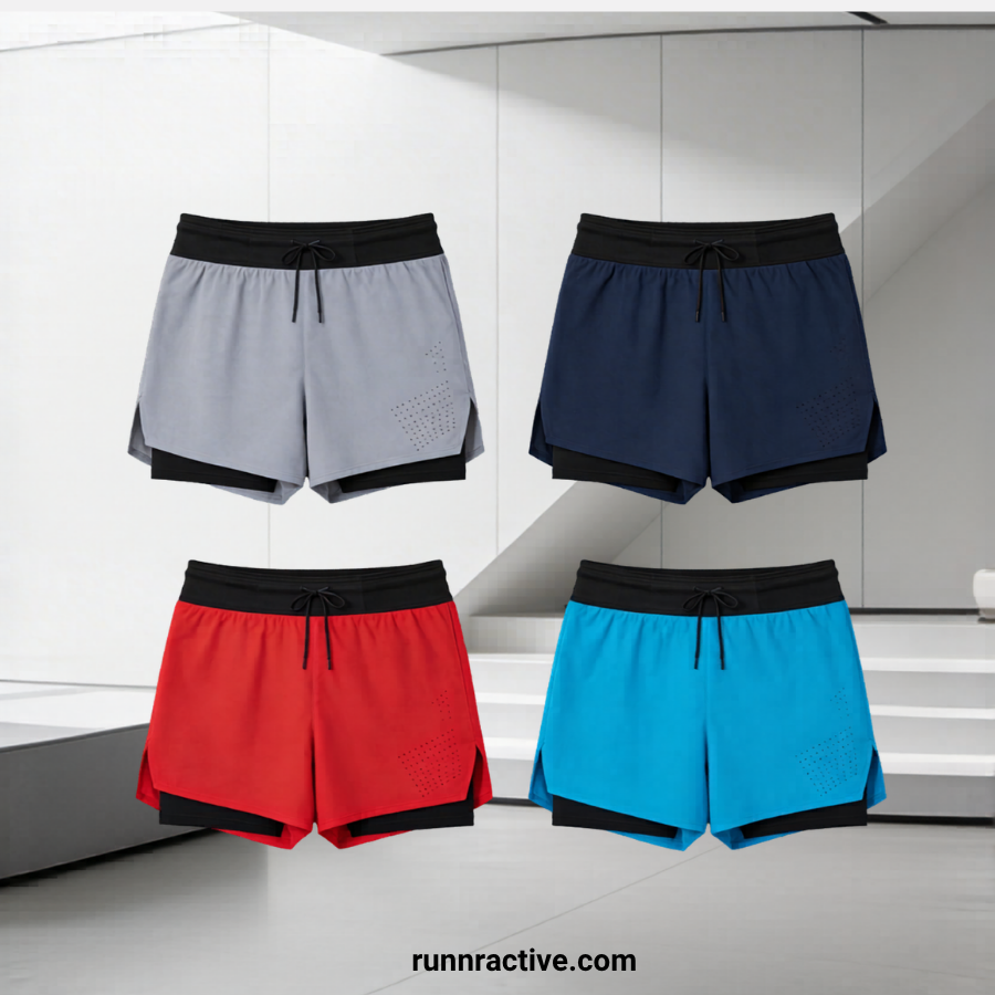 RUNNR 2-in-1 Trail Running Sports Shorts