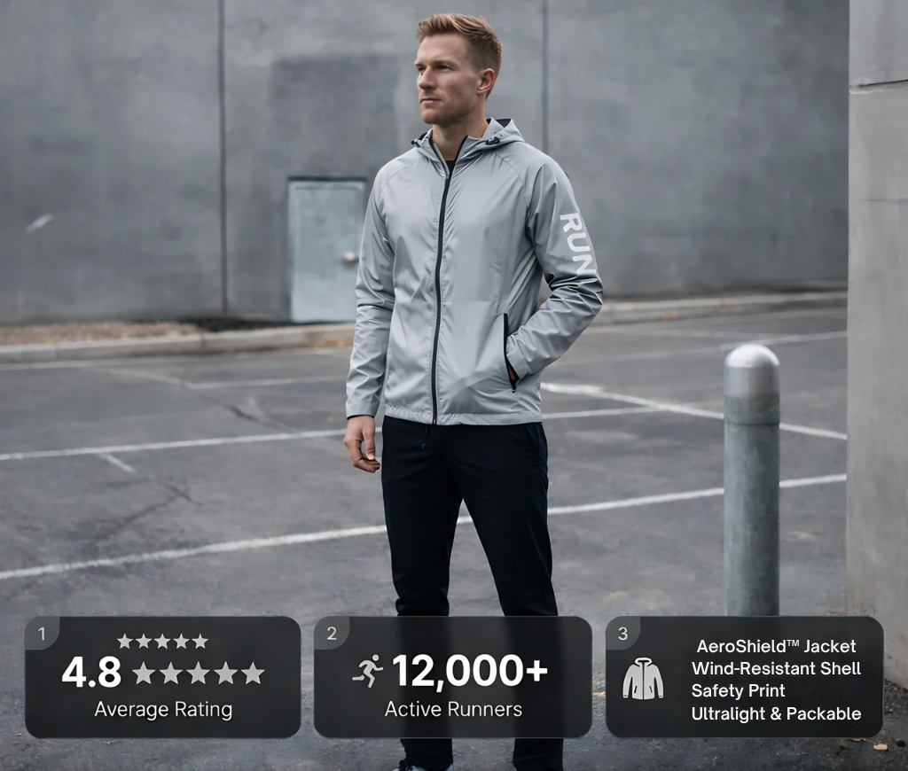 RUNNR Aero — Lightweight Hooded Running Jacket