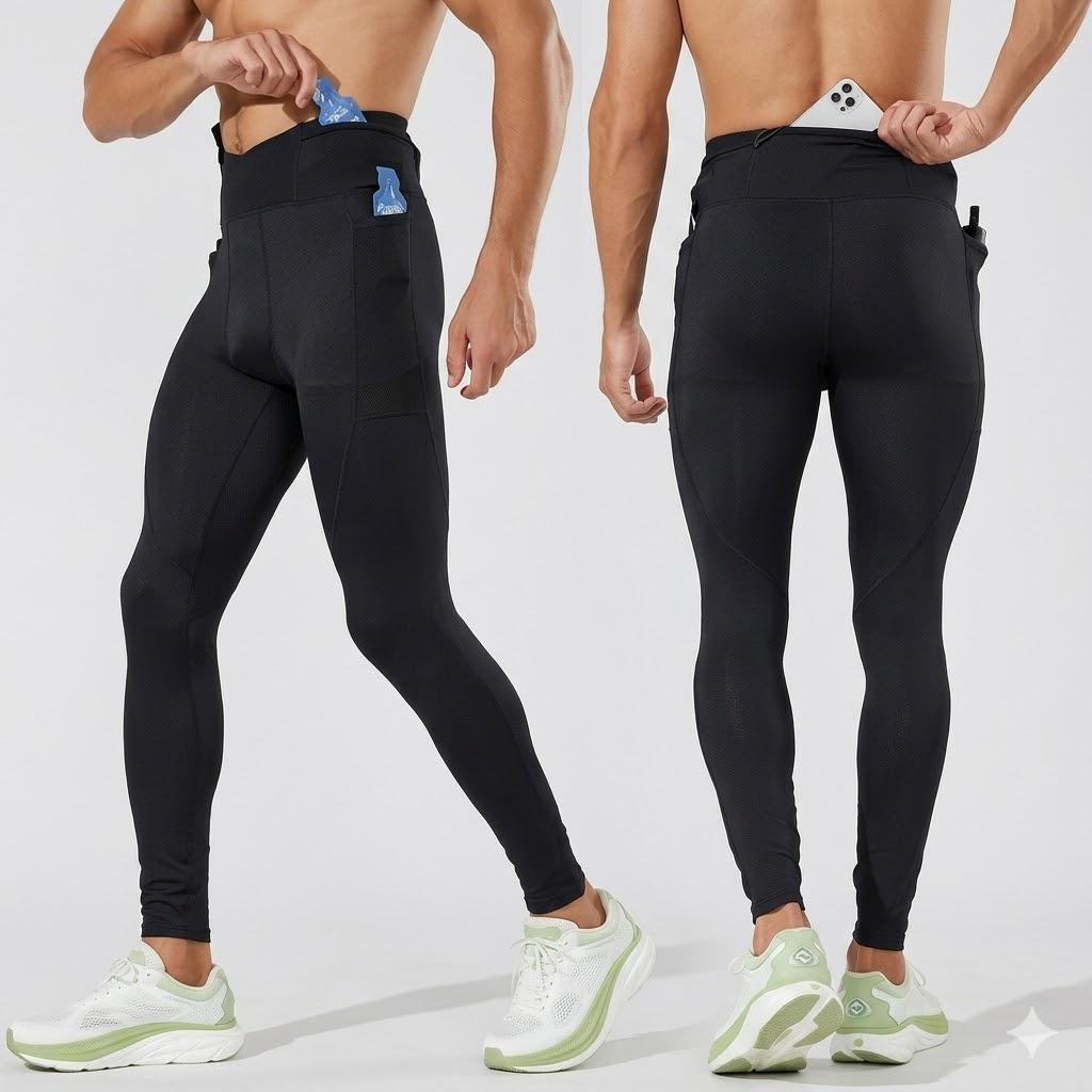 RUNNR™ Performance Running Tights with Built-In Storage