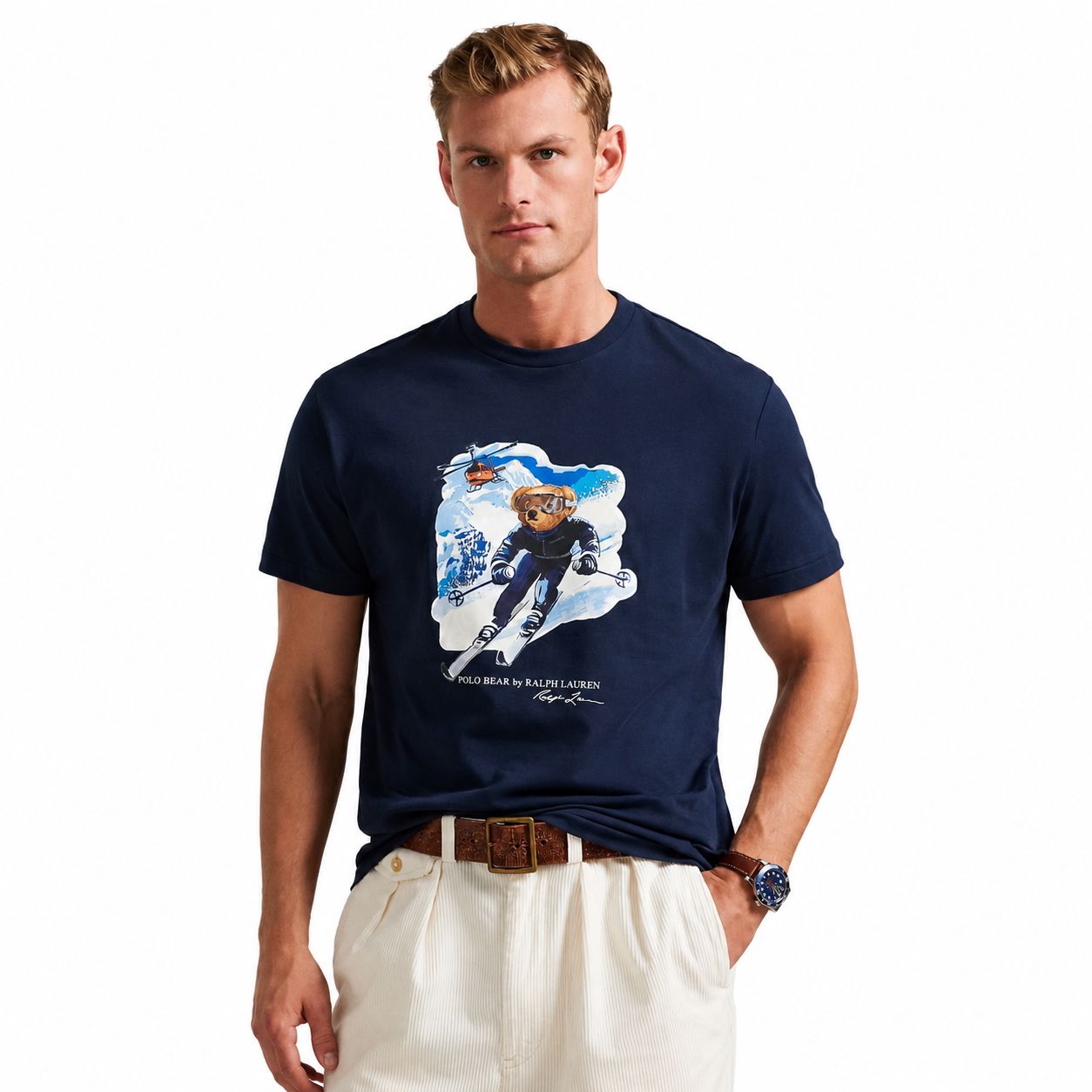 RL Classic Fit Polo Bear Jersey T-Shirt