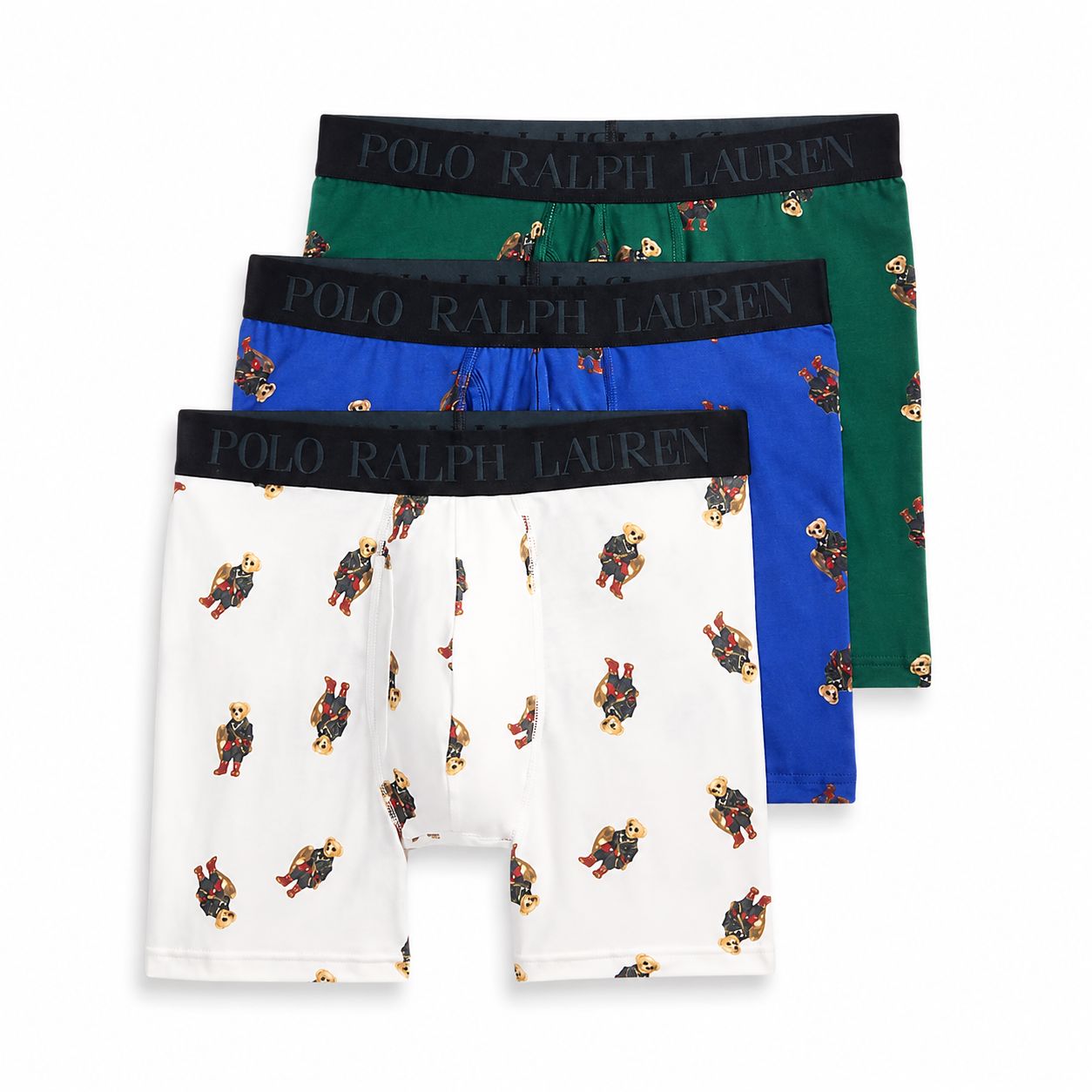 RL 4D-Flex Polo Bear Boxer Shorts 3-Pack
