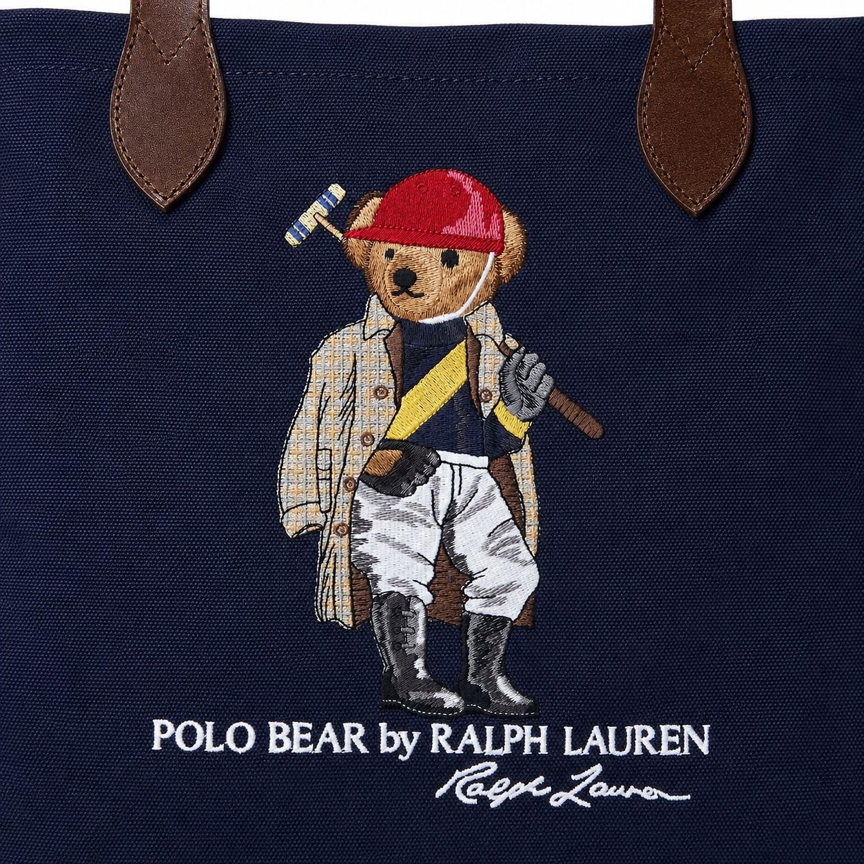 RL Polo Bear Canvas Tote Bag