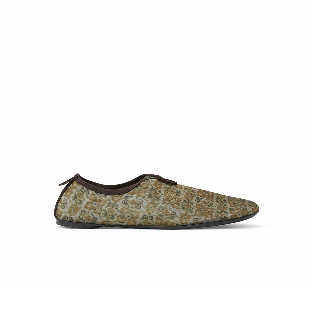 LP Flat Slipper Floaty Women's - Light Olive/burnt Orange