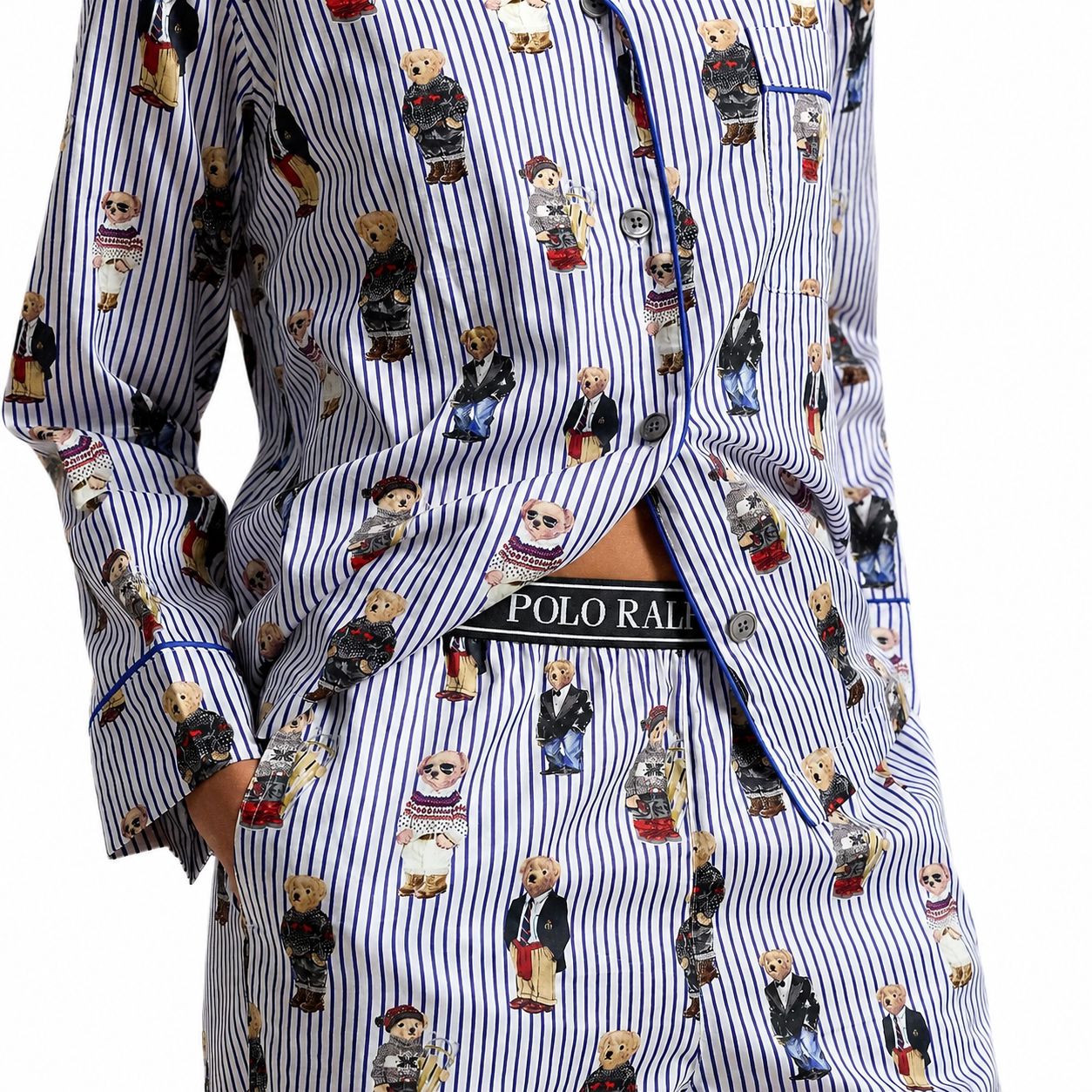 RL Polo Bear Cotton-Sateen Pyjama Set