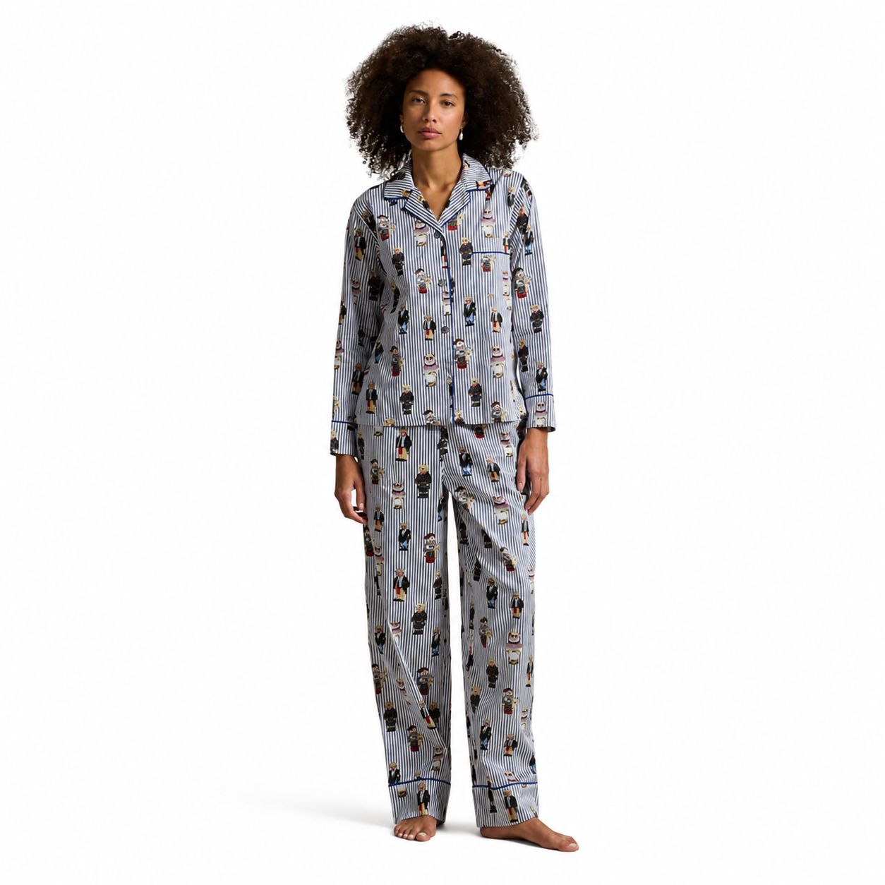 RL Polo Bear Cotton-Sateen Pyjama Set