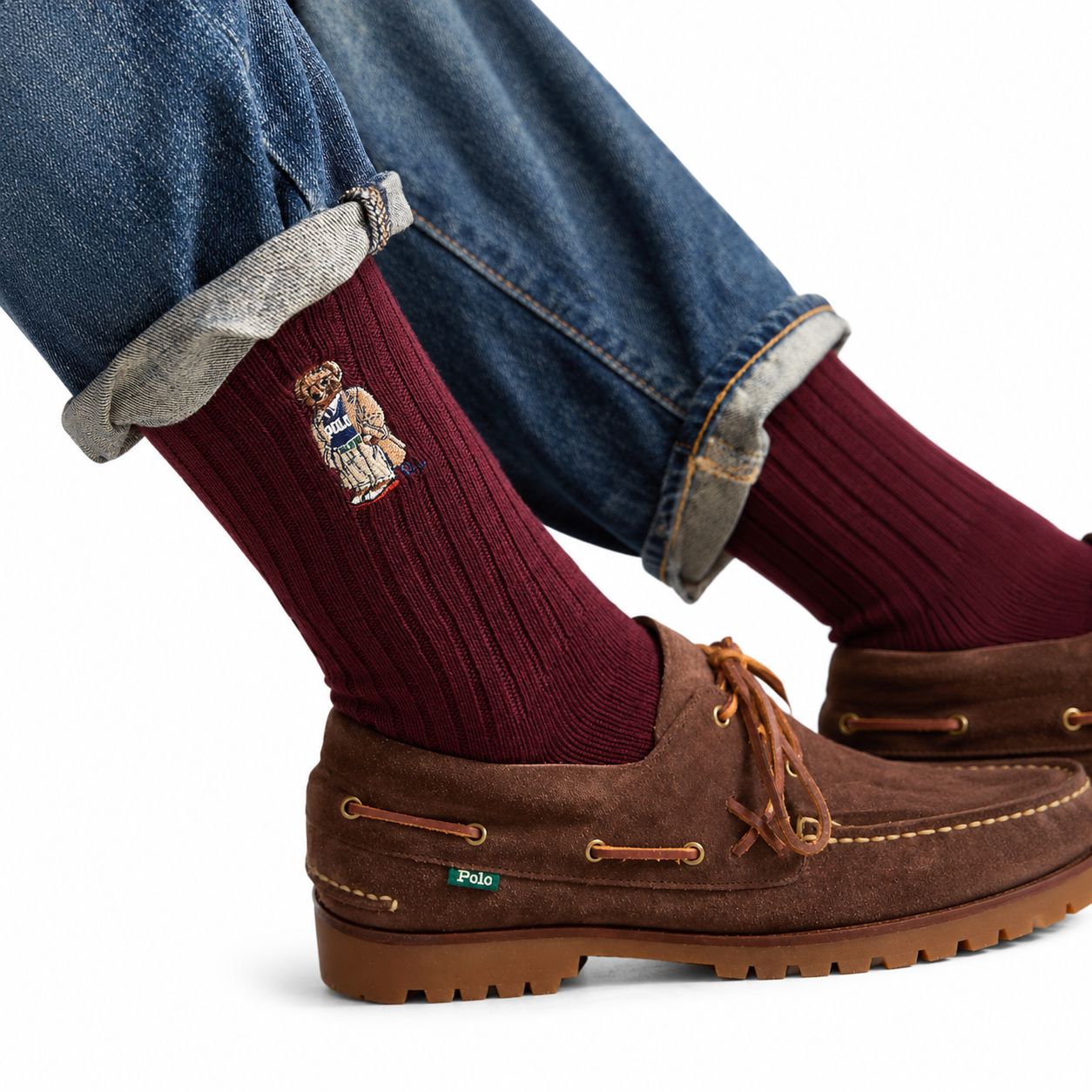 RL Polo Bear Crew Socks 3-Pack Gift Set