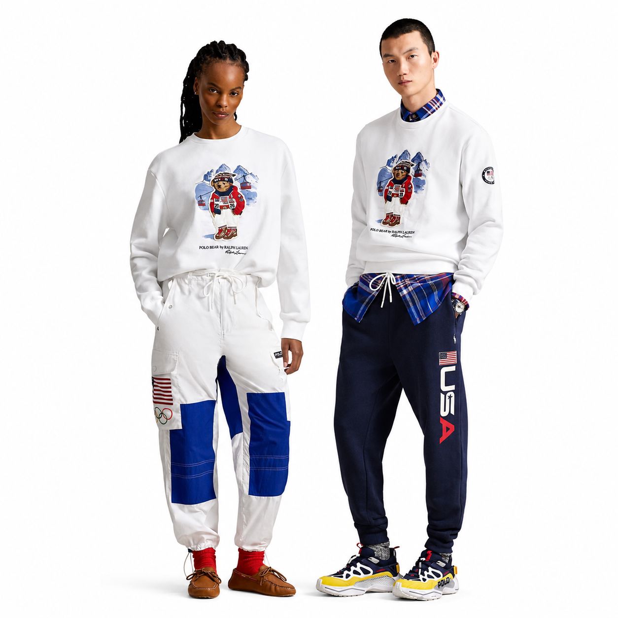 RL Team USA Polo Bear Sweatshirt