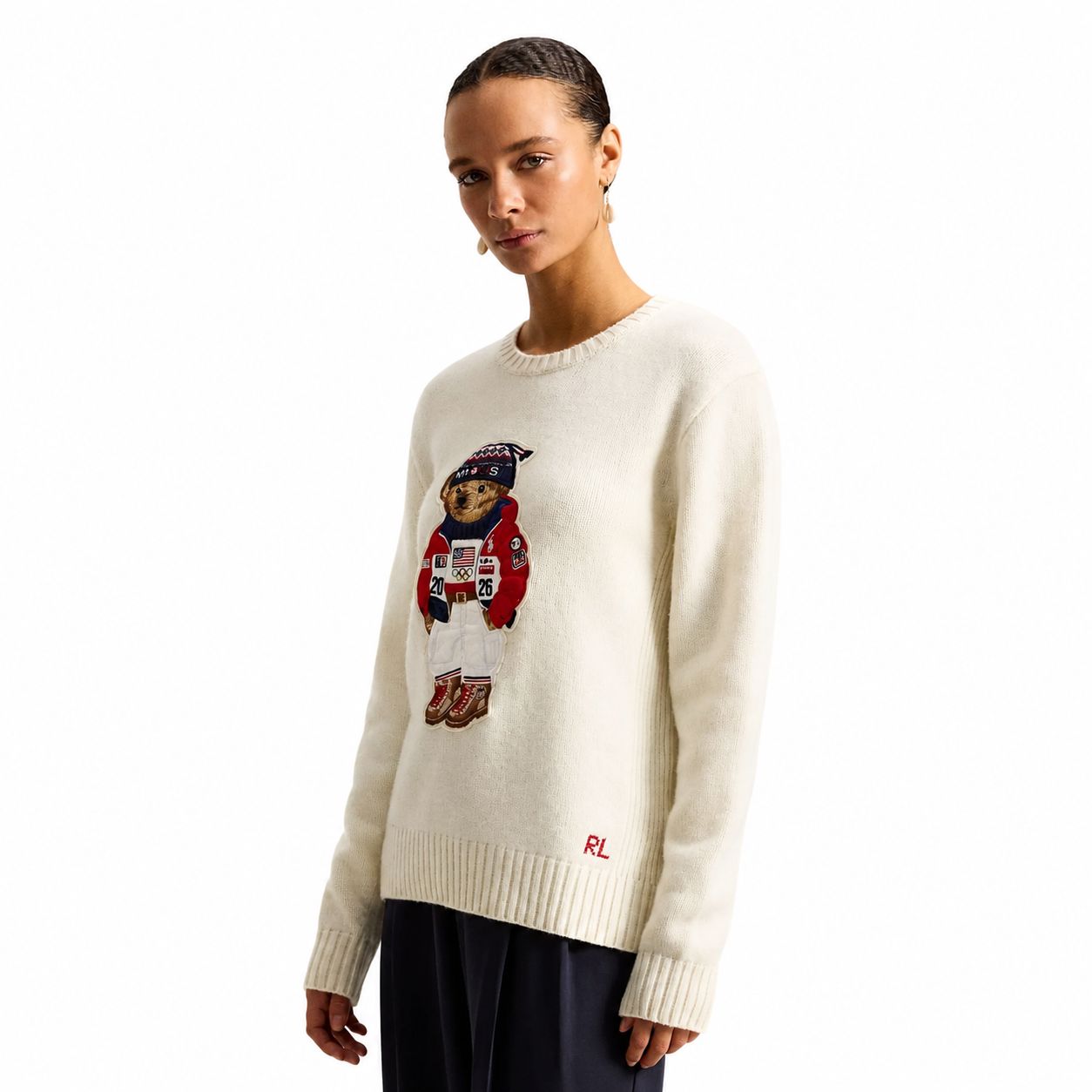 RL Team USA Polo Bear Sweater