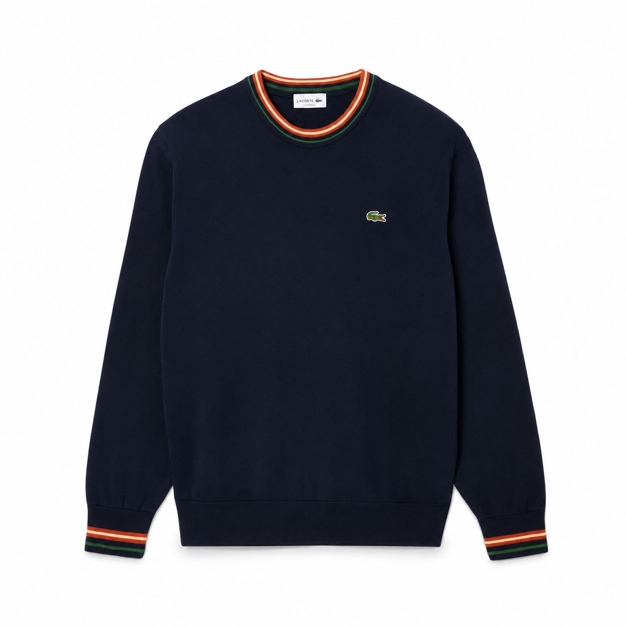 LC Striped Cotton-Jersey Sweater