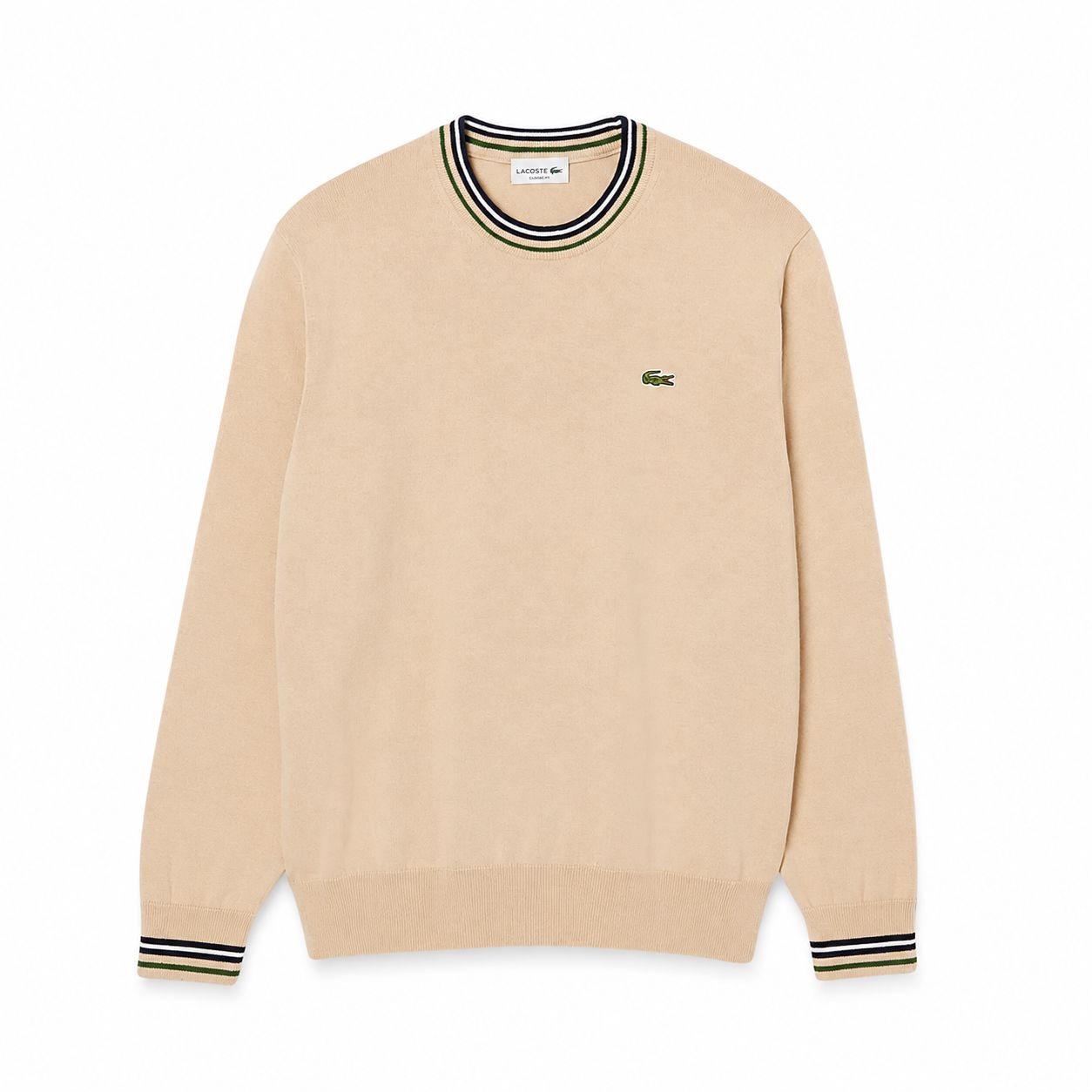 LC Striped Cotton-Jersey Sweater