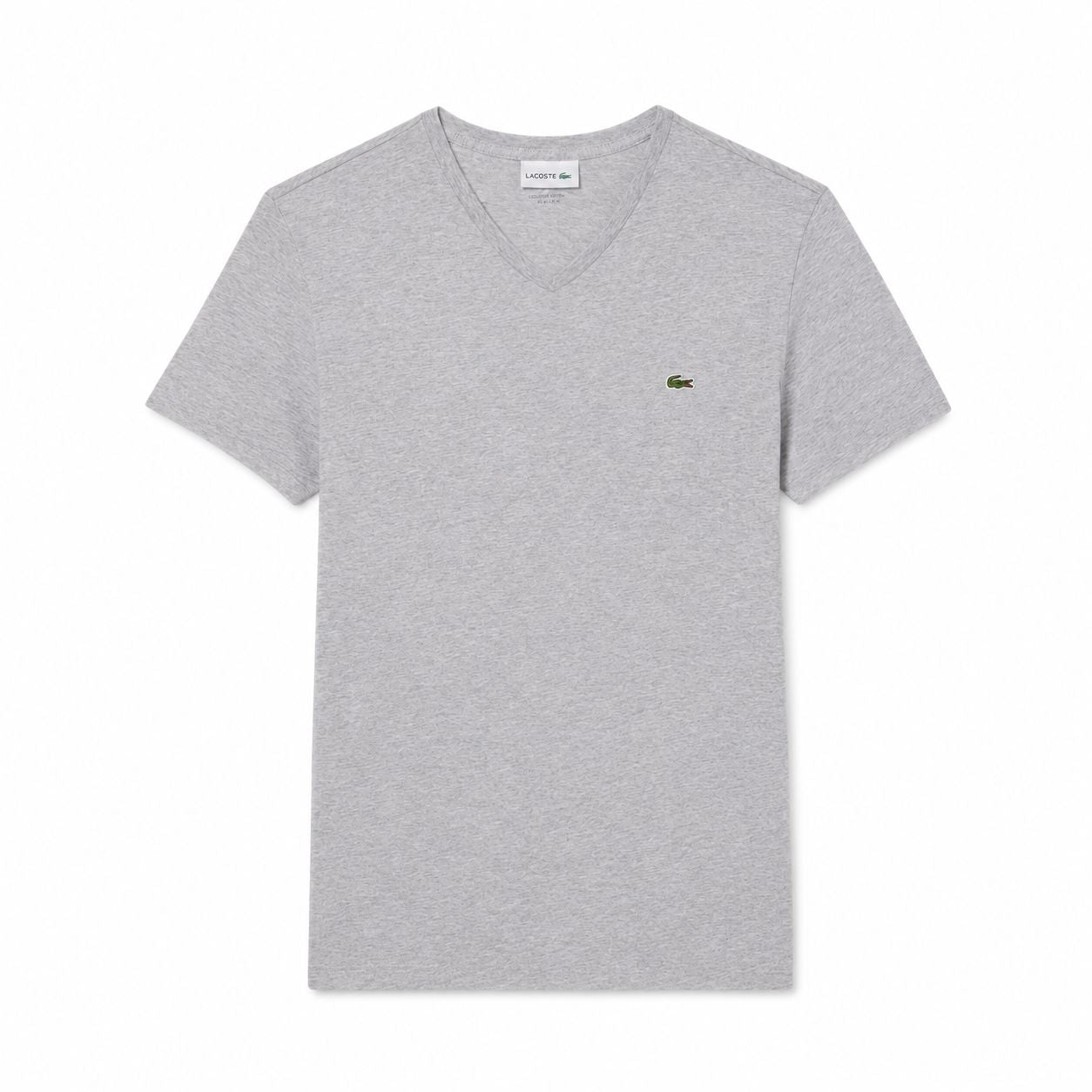 LC Men's V-Neck T-Shirt in Leichter Pima Cotton