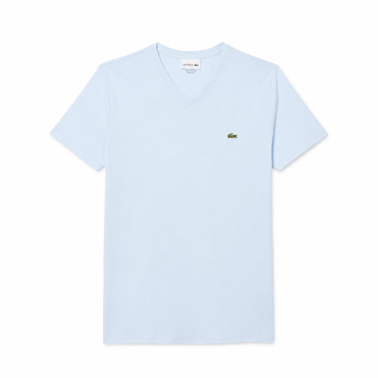 LC Men's V-Neck T-Shirt in Leichter Pima Cotton