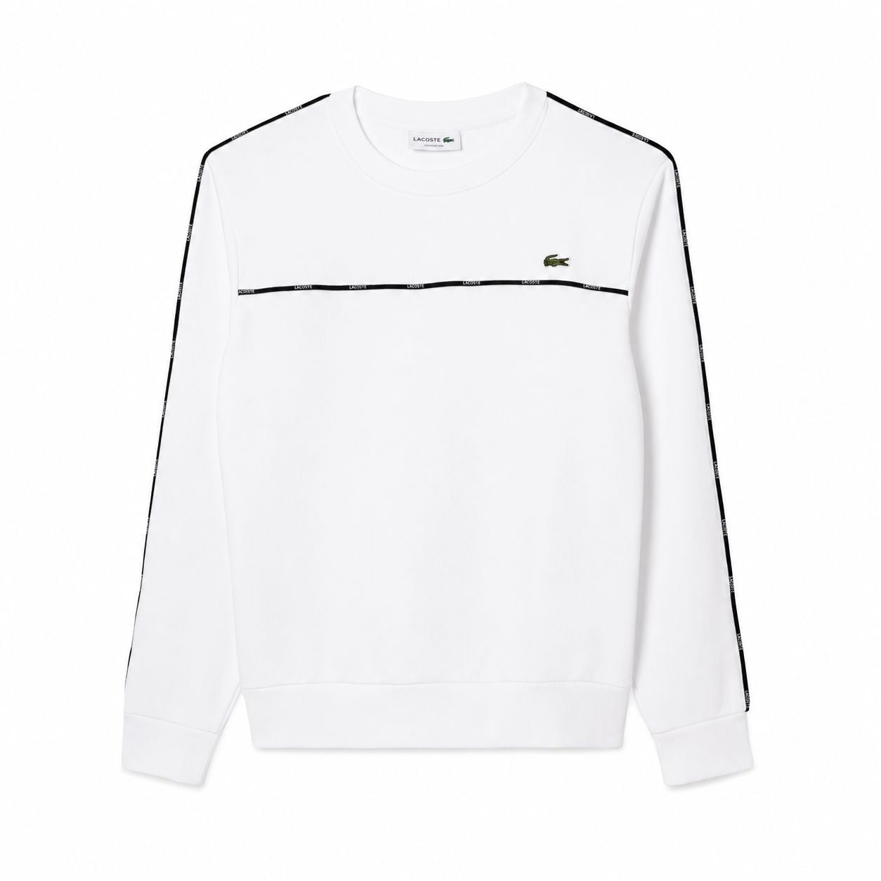LC Fleece-Sweatshirt with Logo Trim