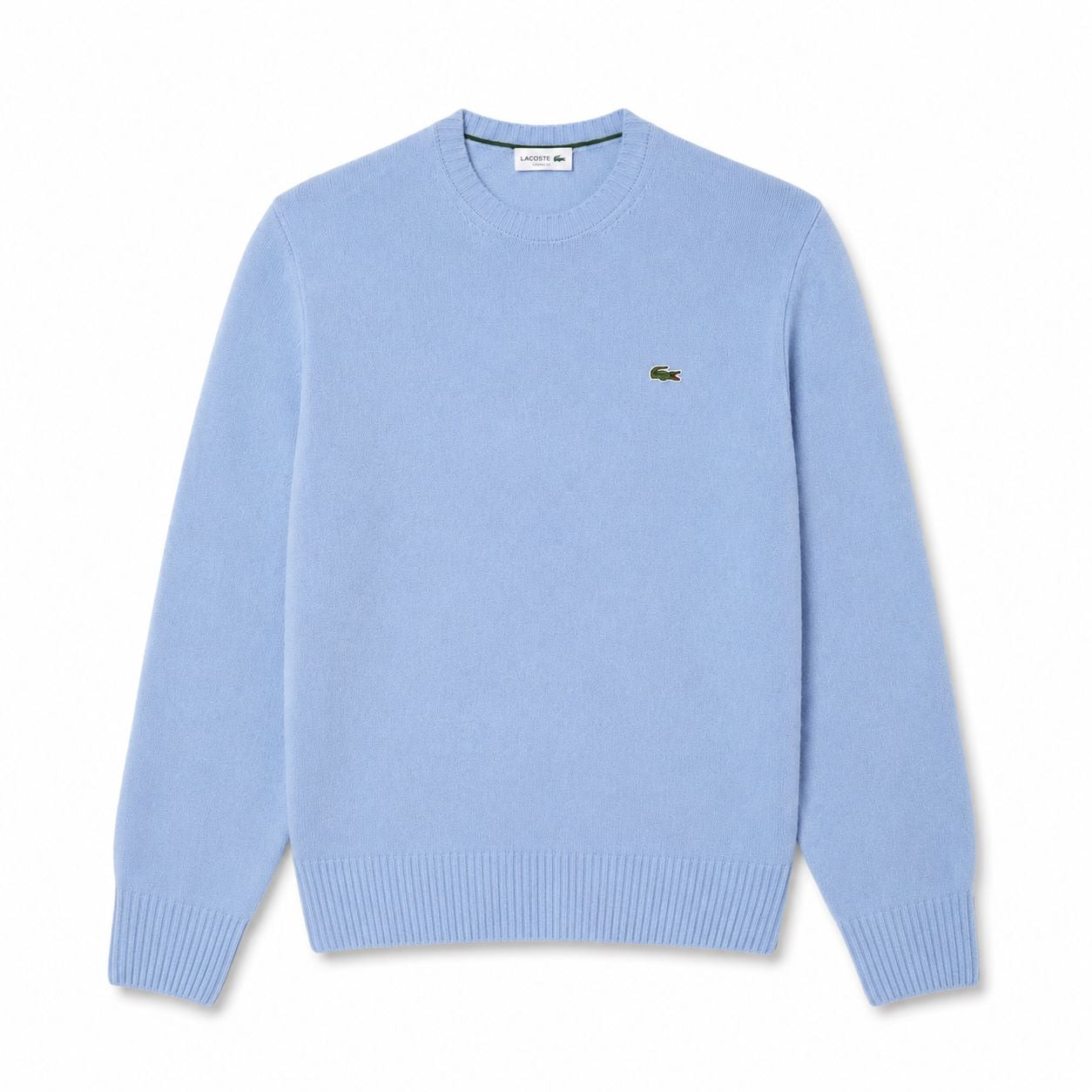LC Sweater in Combed Wool with Crew Neck
