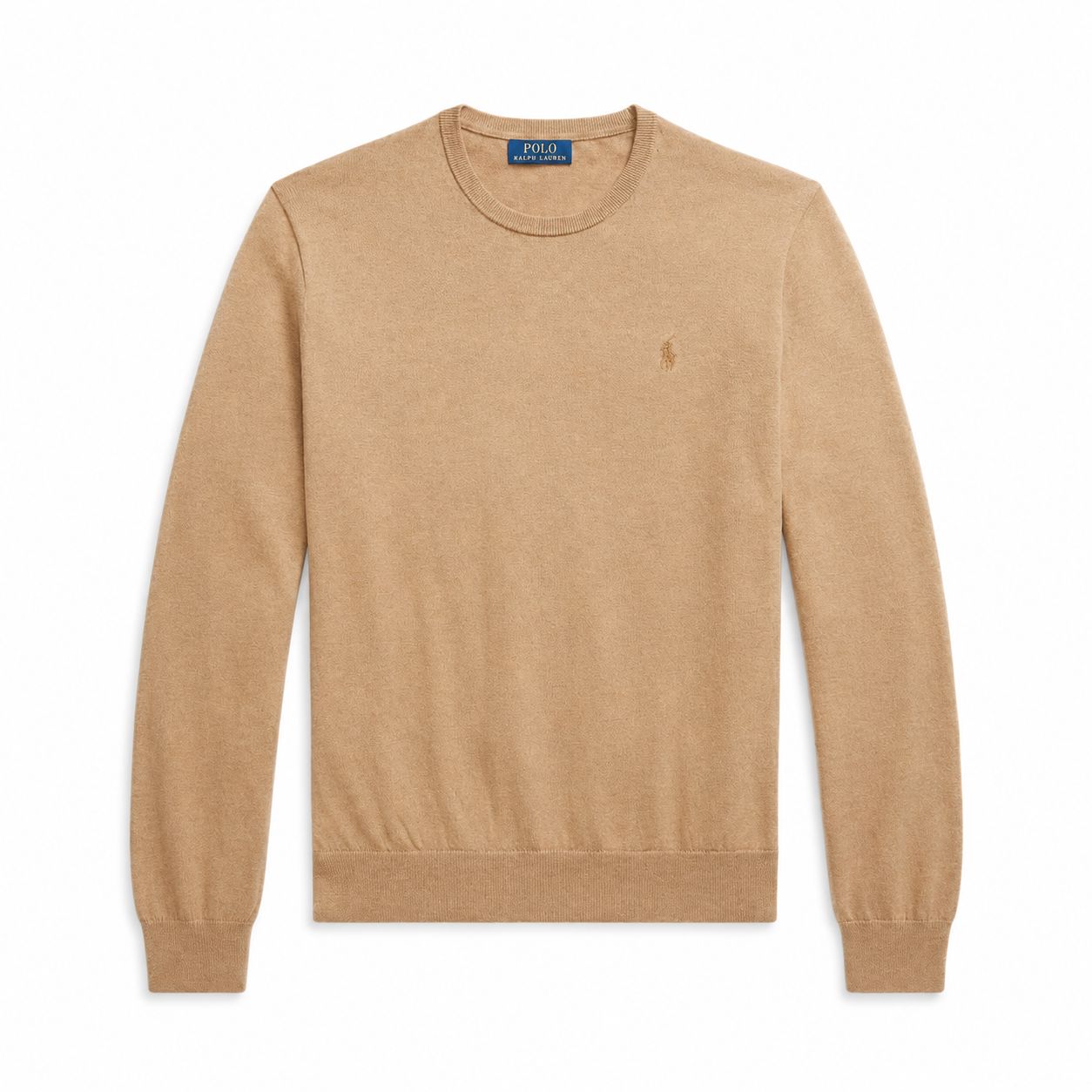 RL Cotton-Cashmere Crew Neck Sweater