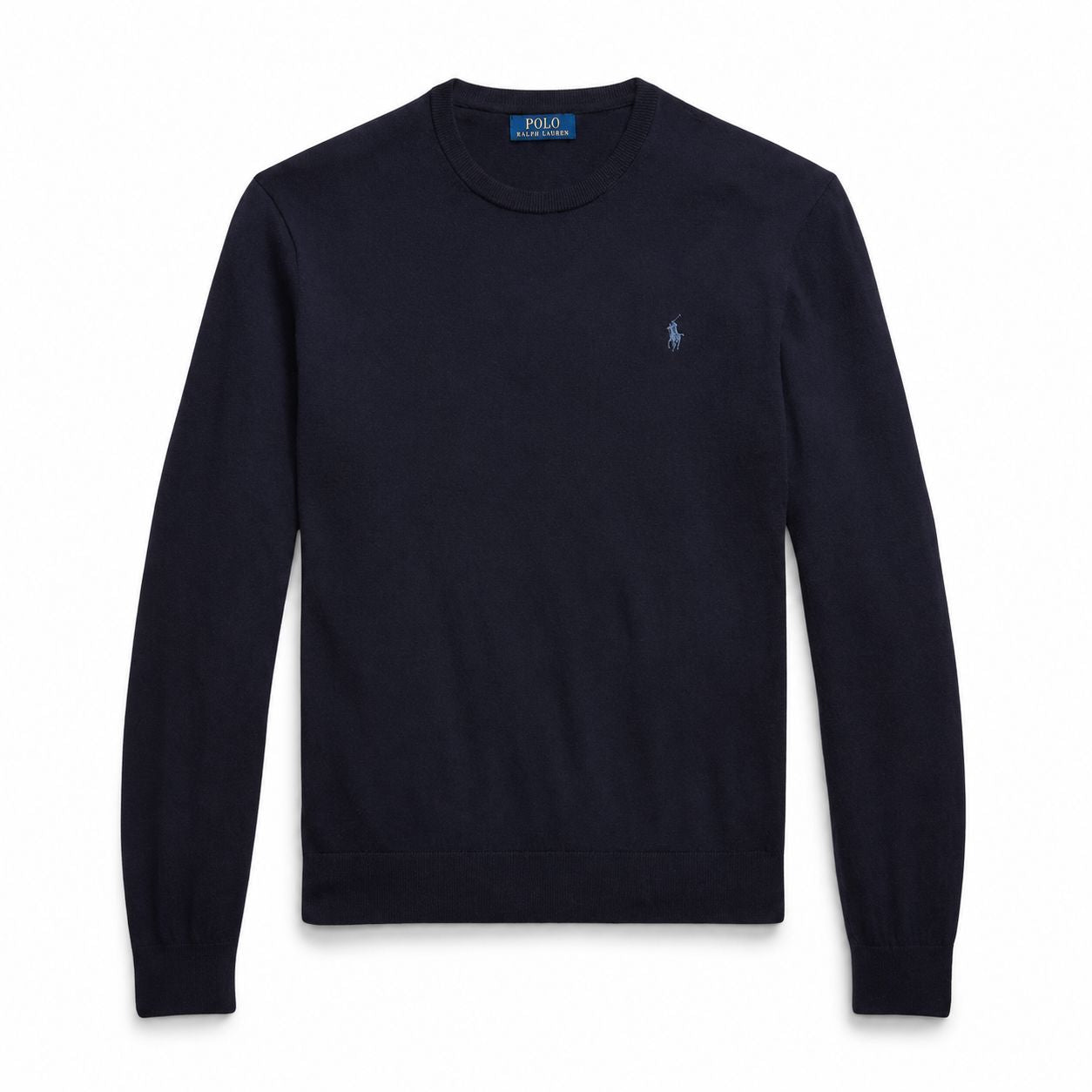 RL Cotton-Cashmere Crew Neck Sweater