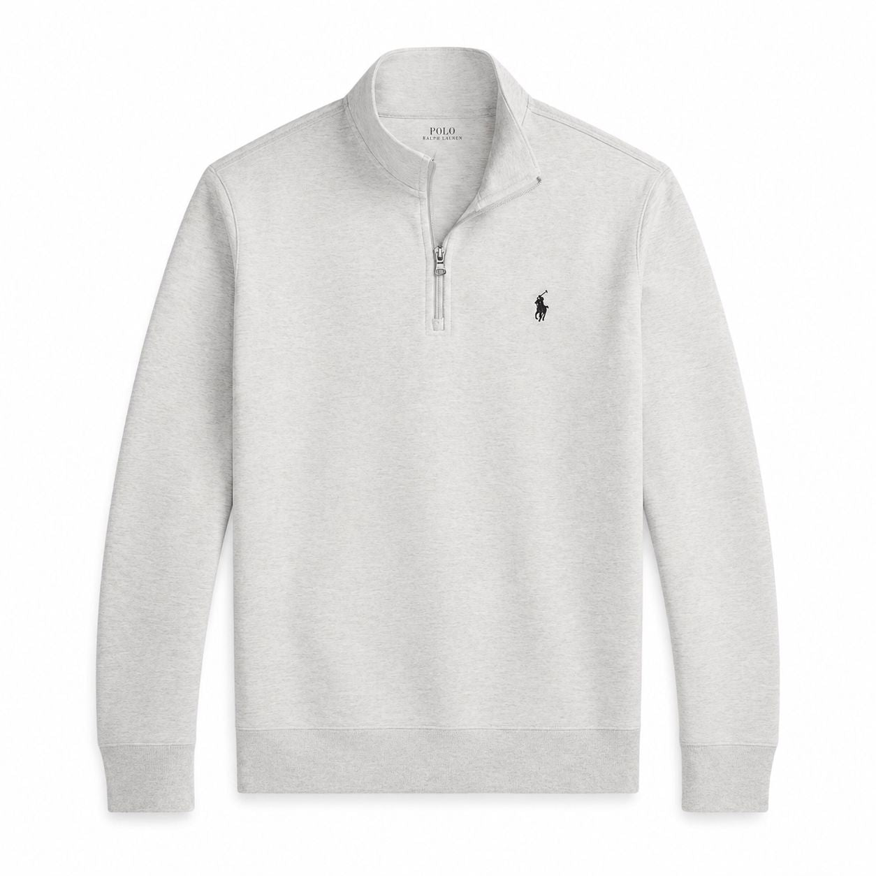 RL Double Knit Stand-Up Collar Sweater with Zip
