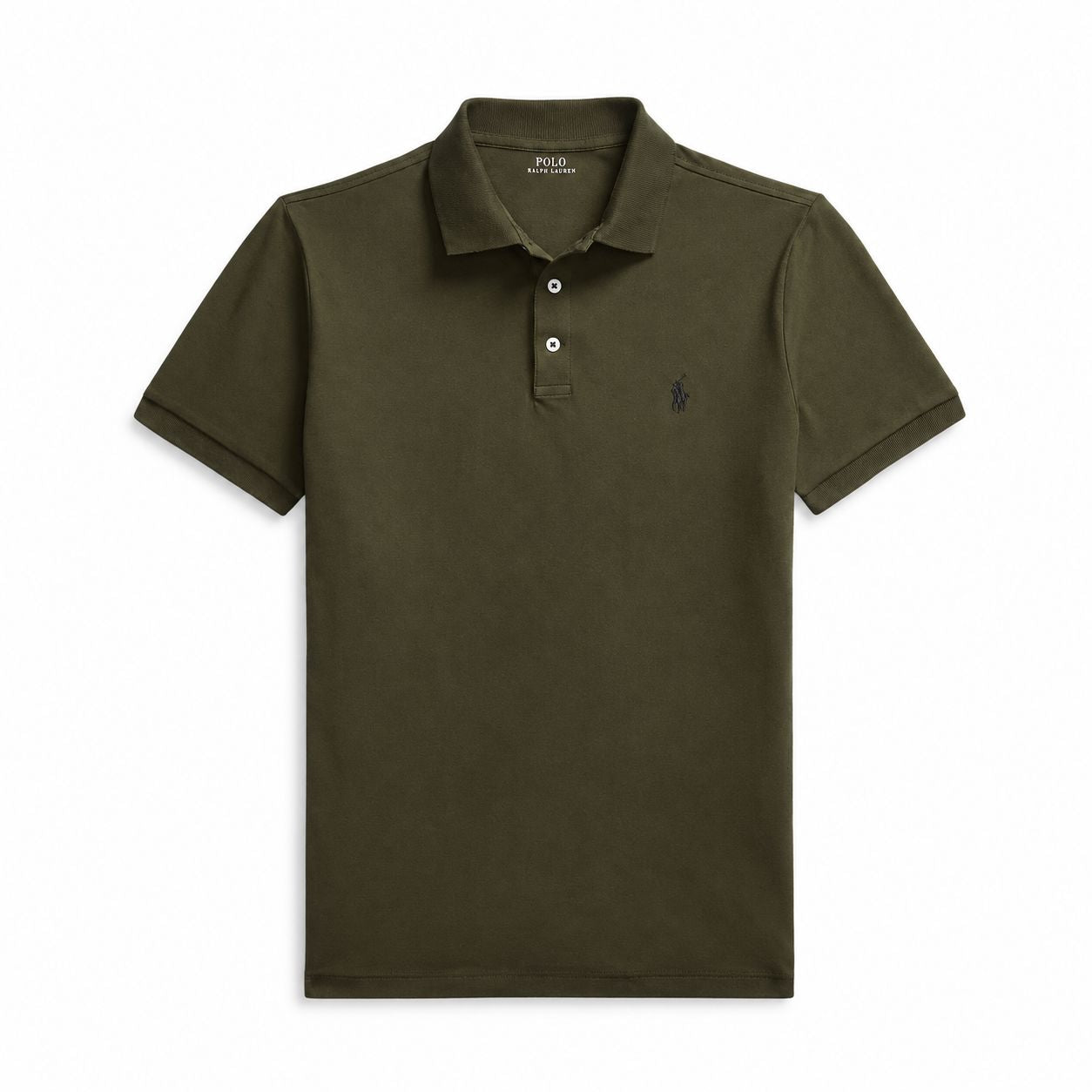 RL Custom Slim Fit Stretch Mesh Polo Shirt
