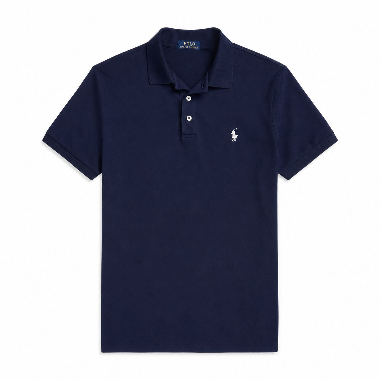 RL Custom Slim Fit Stretch Mesh Polo Shirt