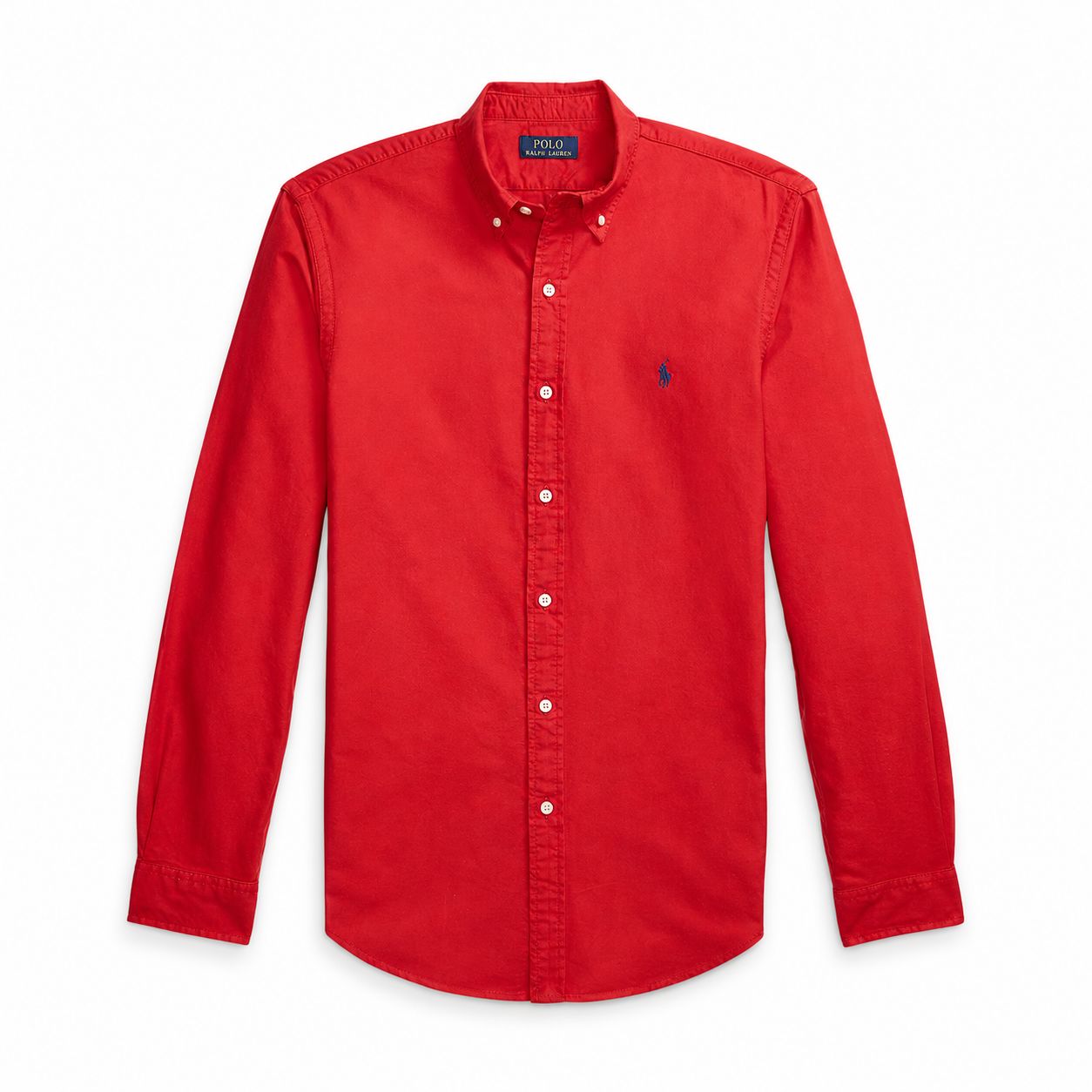 RL Slim Fit Oxford Shirt - Garment-Dyed