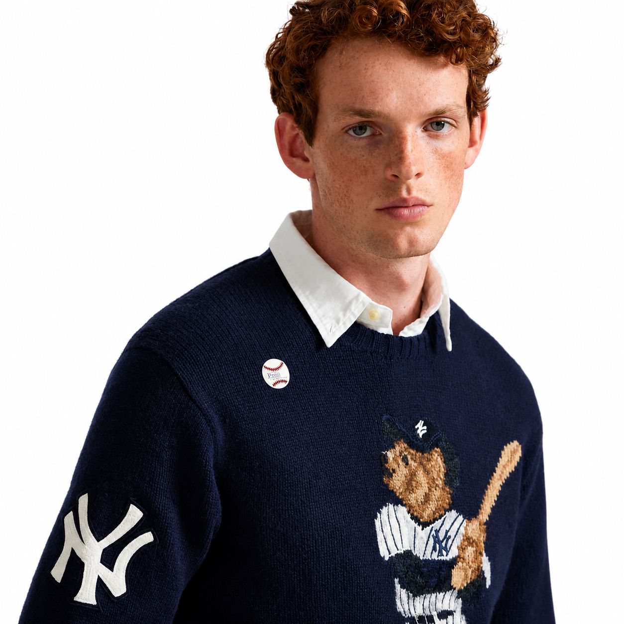 Polo RL Yankees Bear Sweater