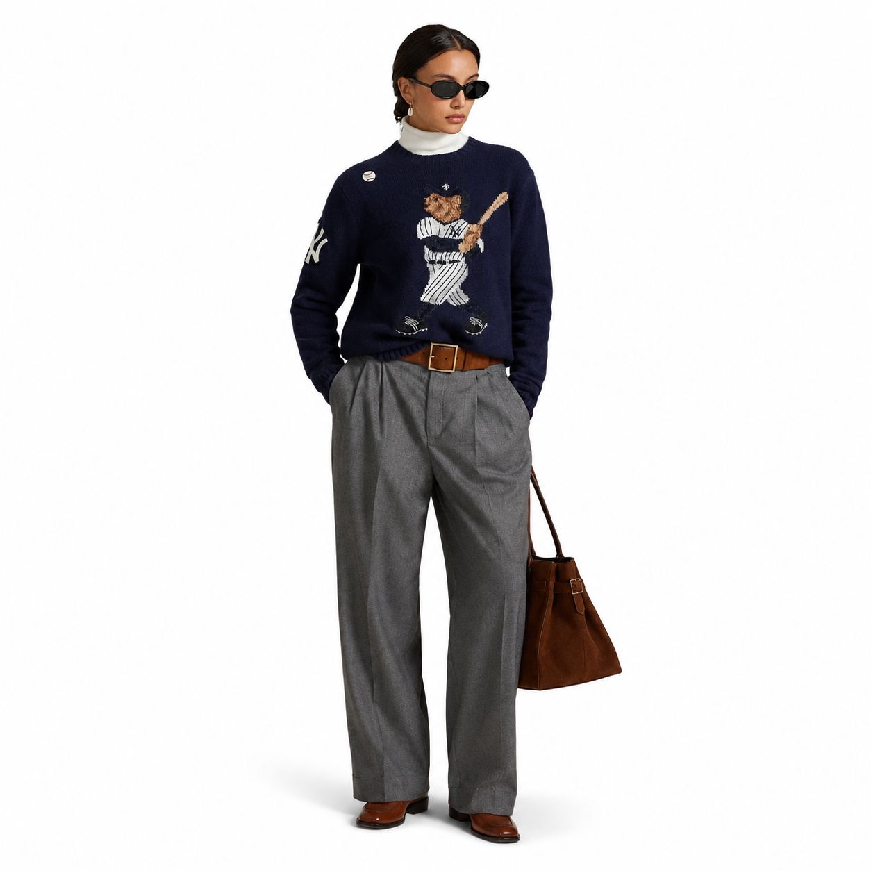 Polo RL Yankees Bear Sweater