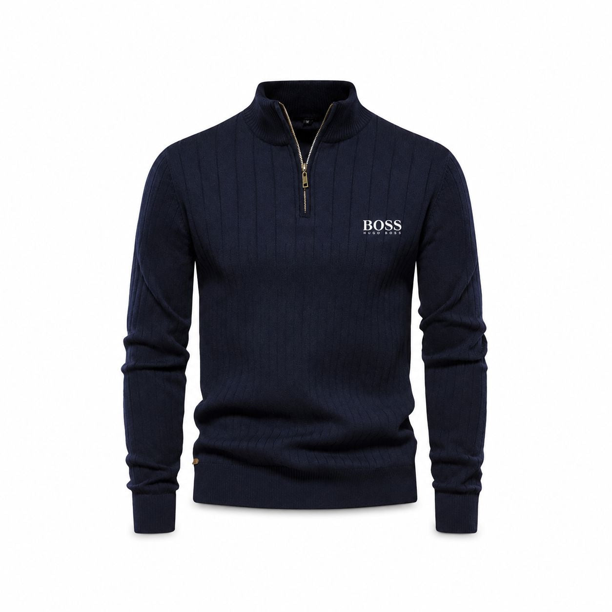 HB Zip Classic Knit Sweater