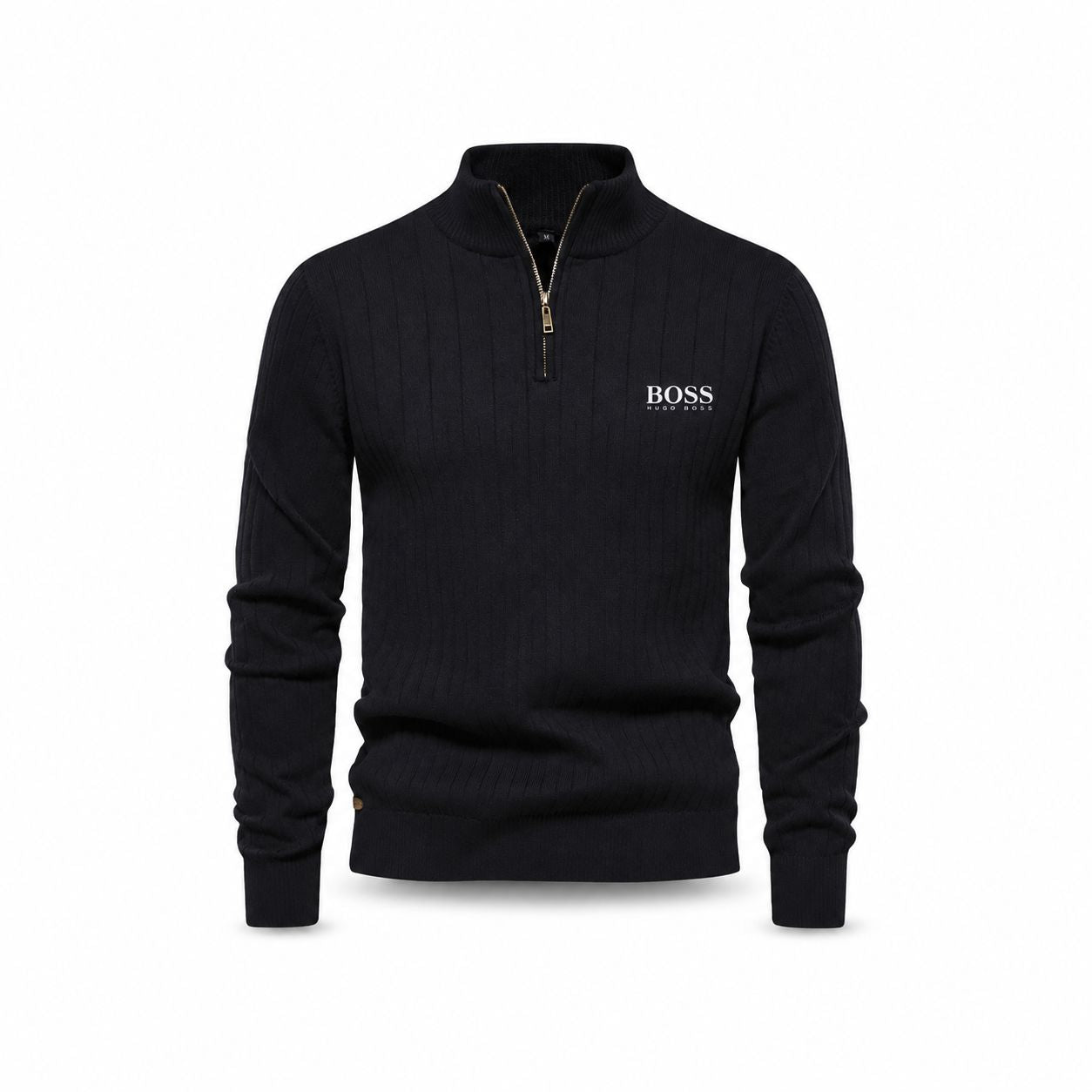 HB Zip Classic Knit Sweater
