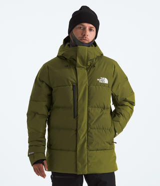 TNF Men's Corefire Down Windstopper Jacket in Forest Olive