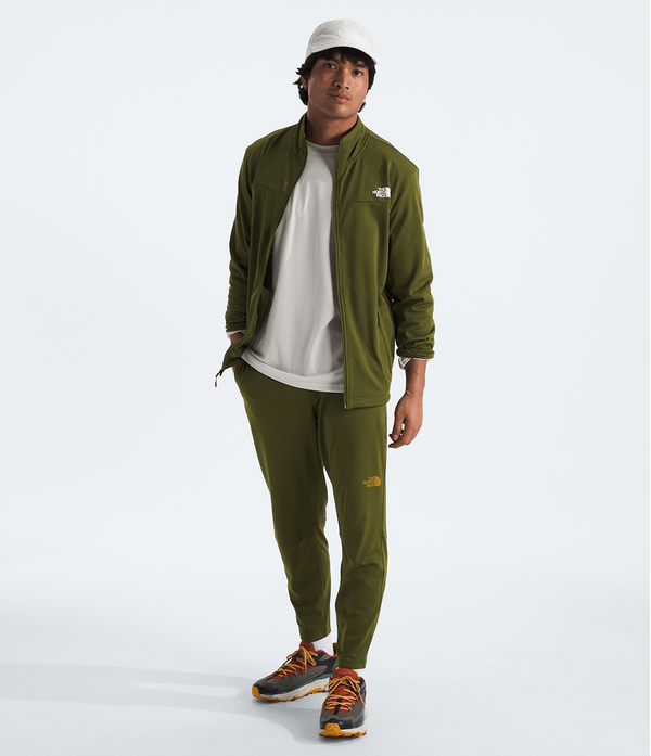 Fleece TNF Herren Cedar Trail Grid Full Zip Forest Olive