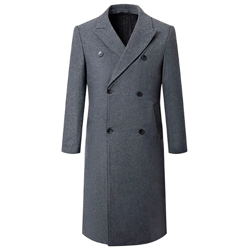 FANG® Extra Long Knee-Length Woolen Coat
