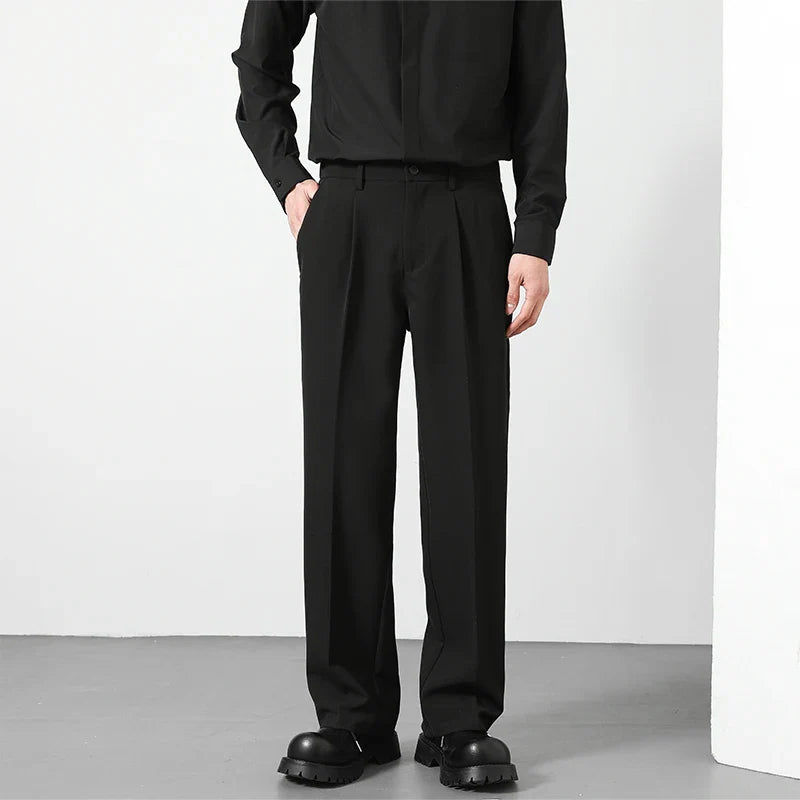 BRINDISI® Loose Straight Drape Trousers