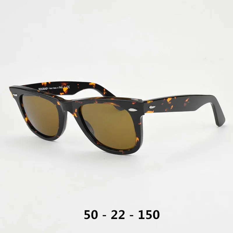 RIVETTO® Classic Glass Lens Sunglasses