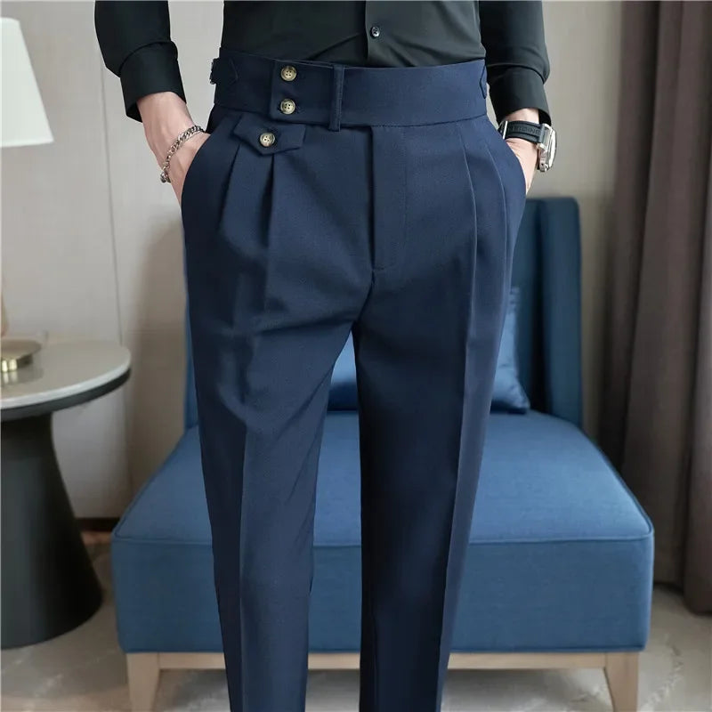 ARLINGTON® 2026 British Style High Waist Slim Fit Suit Pants for Men