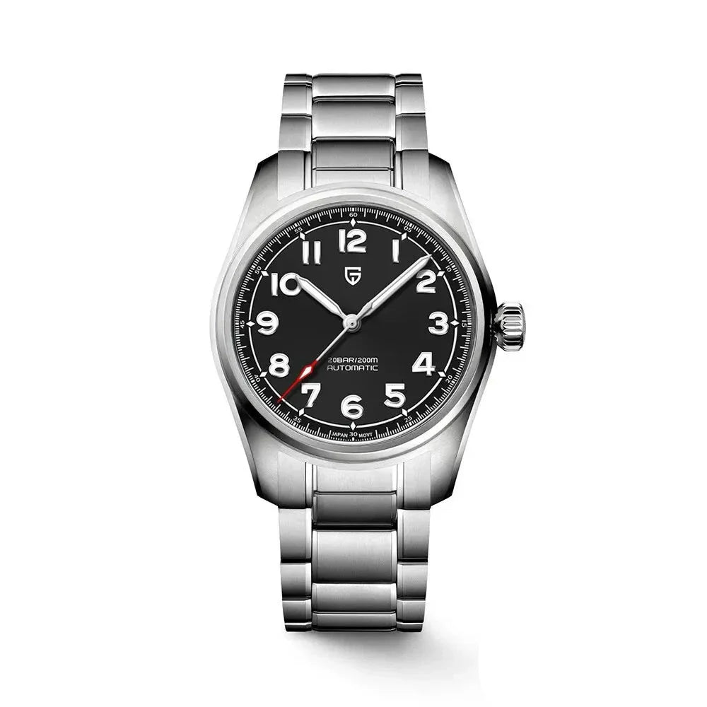 STELVON® 2026 New 38MM Men's Pilot Automatic Mechanical Watch NH35A YN55A Sapphire Waterproof 200m