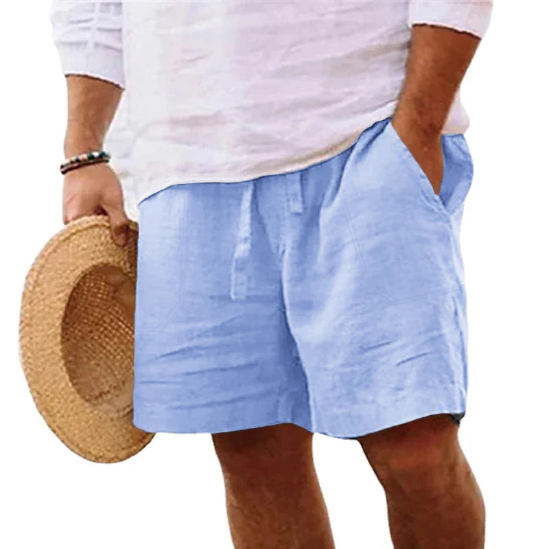 MIKHAIL® Cotton Solid Color Short
