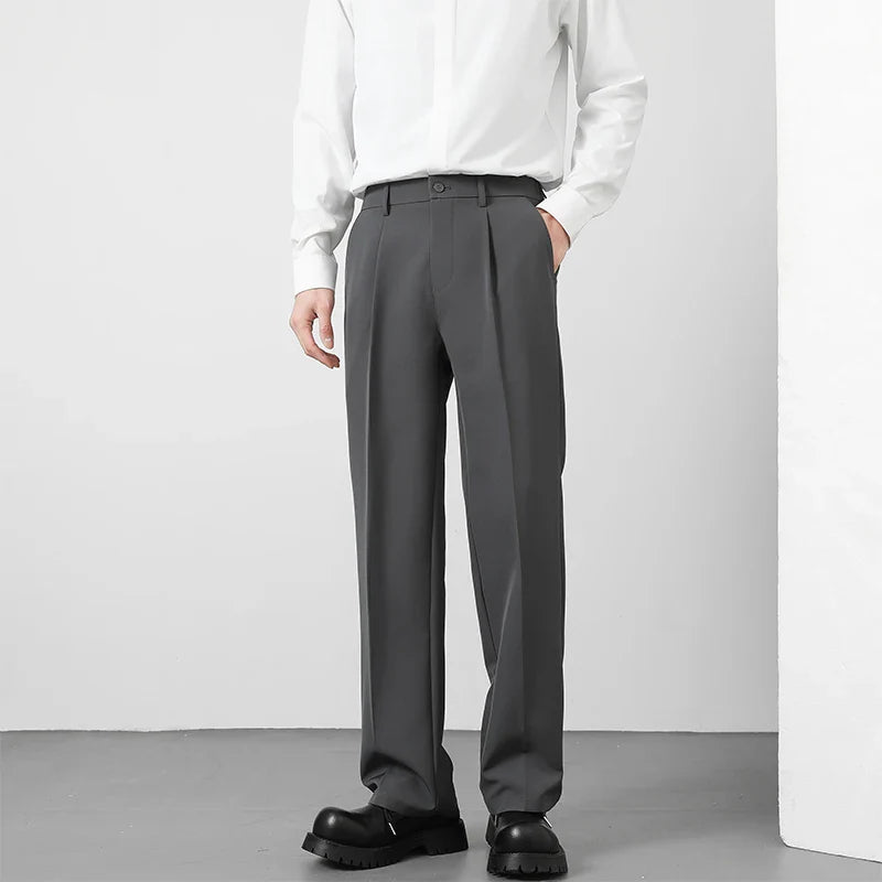 BRINDISI® Loose Straight Drape Trousers