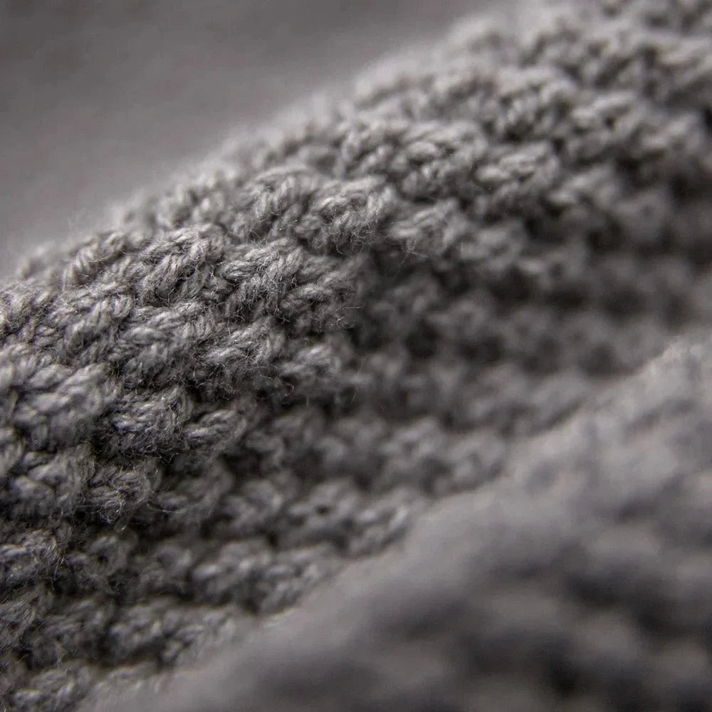 Rockfella Half-Zip Knitted Hoodie