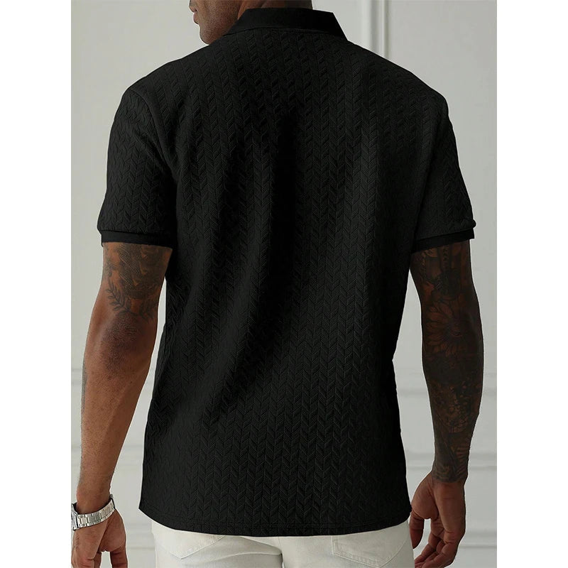 TORRINO® Short Sleeve Knit Polo Shirt