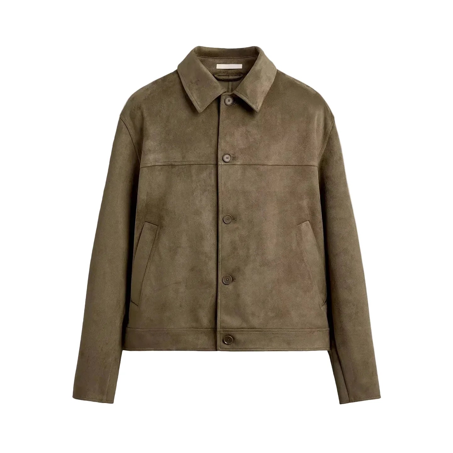 CALVETTI® Slim Fit Faux Suede Jacket – Old Money Edition