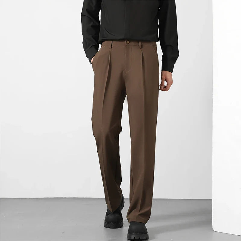 BRINDISI® Loose Straight Drape Trousers