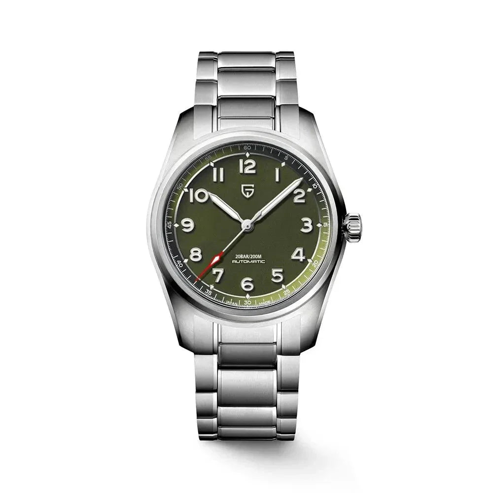 STELVON® 2026 New 38MM Men's Pilot Automatic Mechanical Watch NH35A YN55A Sapphire Waterproof 200m