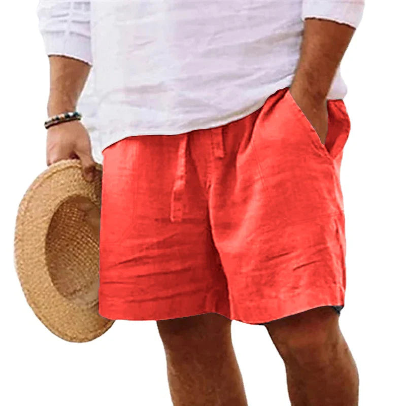 MIKHAIL® Cotton Solid Color Short