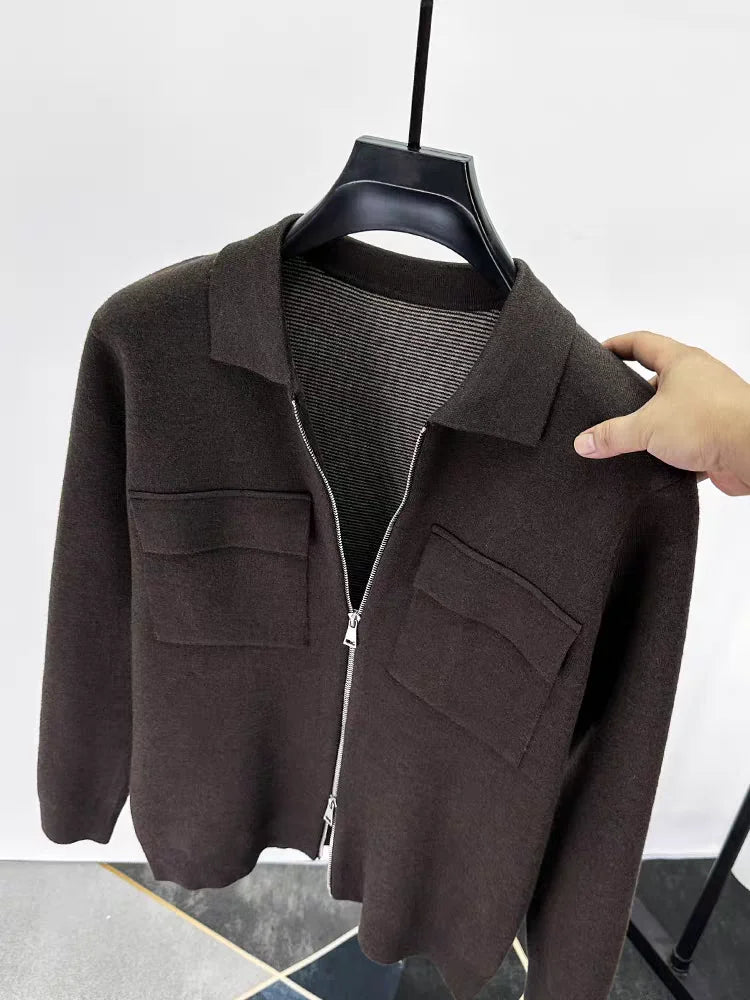 NORDVIK® Wool Zip Cardigan Coat – Scandinavian Edition