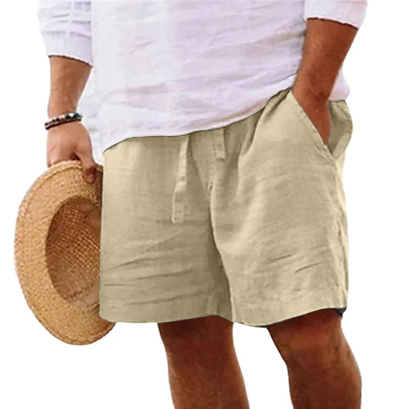 MIKHAIL® Cotton Solid Color Short