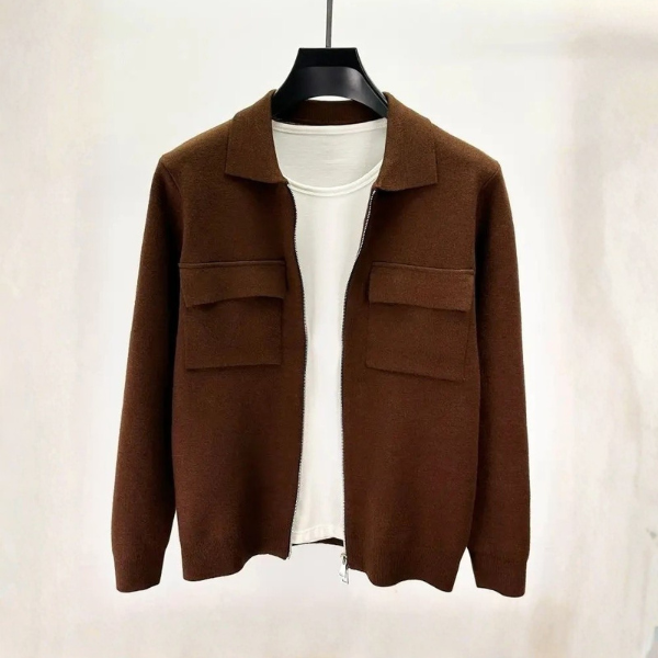 NORDVIK® Wool Zip Cardigan Coat – Scandinavian Edition