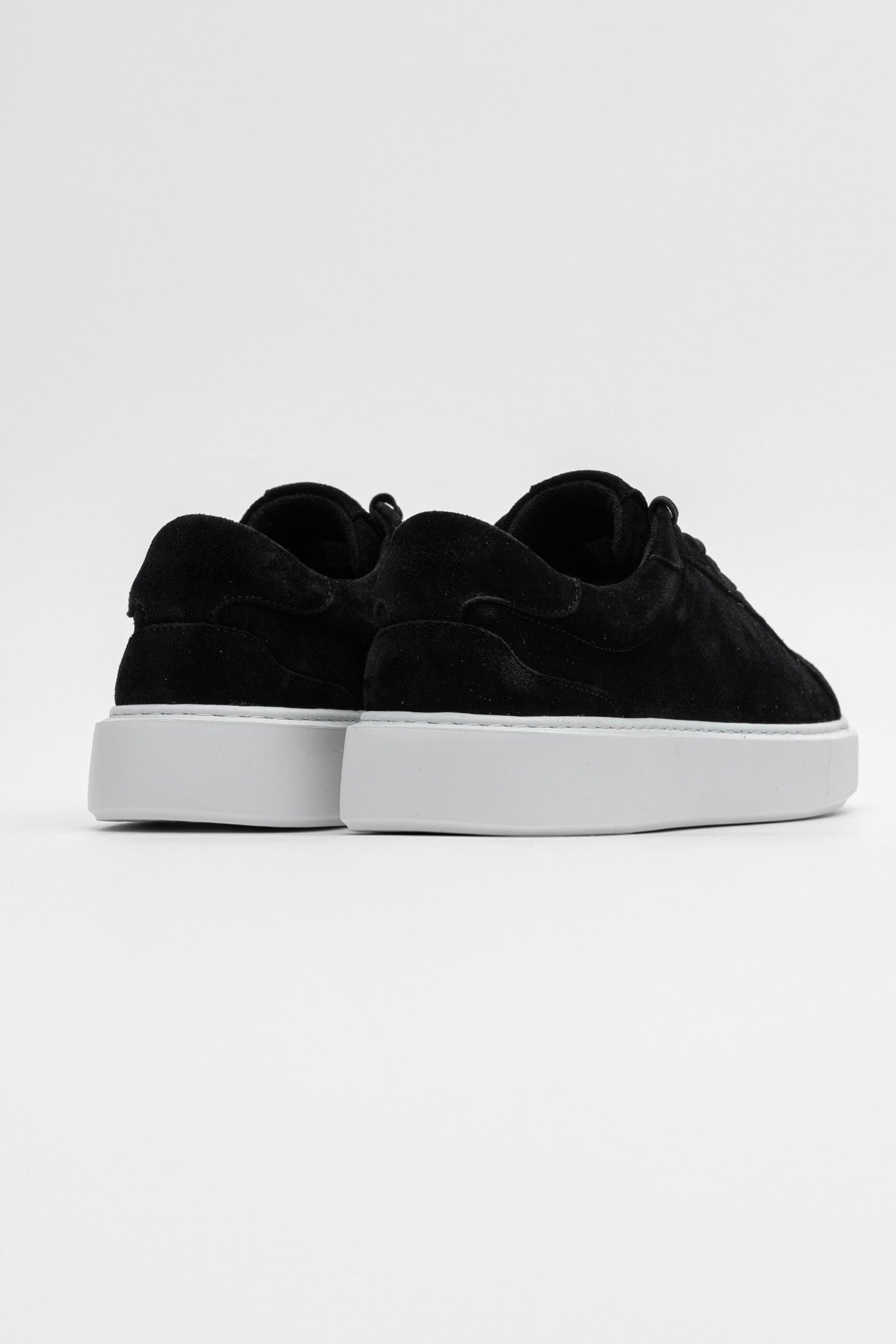 SUEDE TRAINER - BLACK