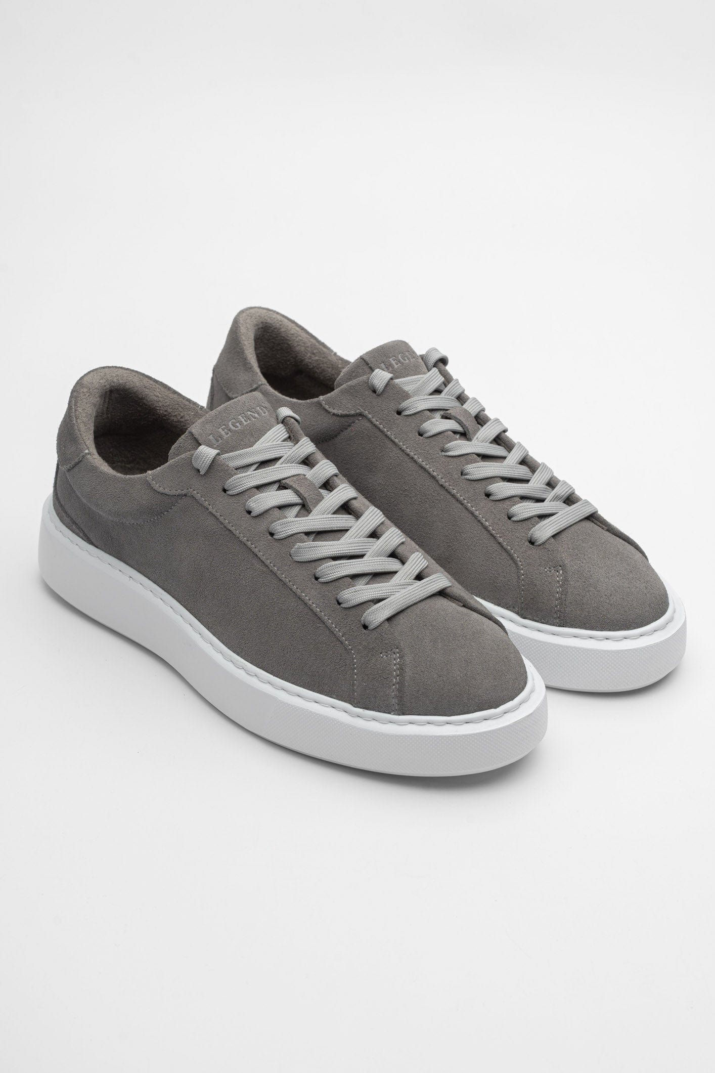 SUEDE TRAINER - DARK GREY