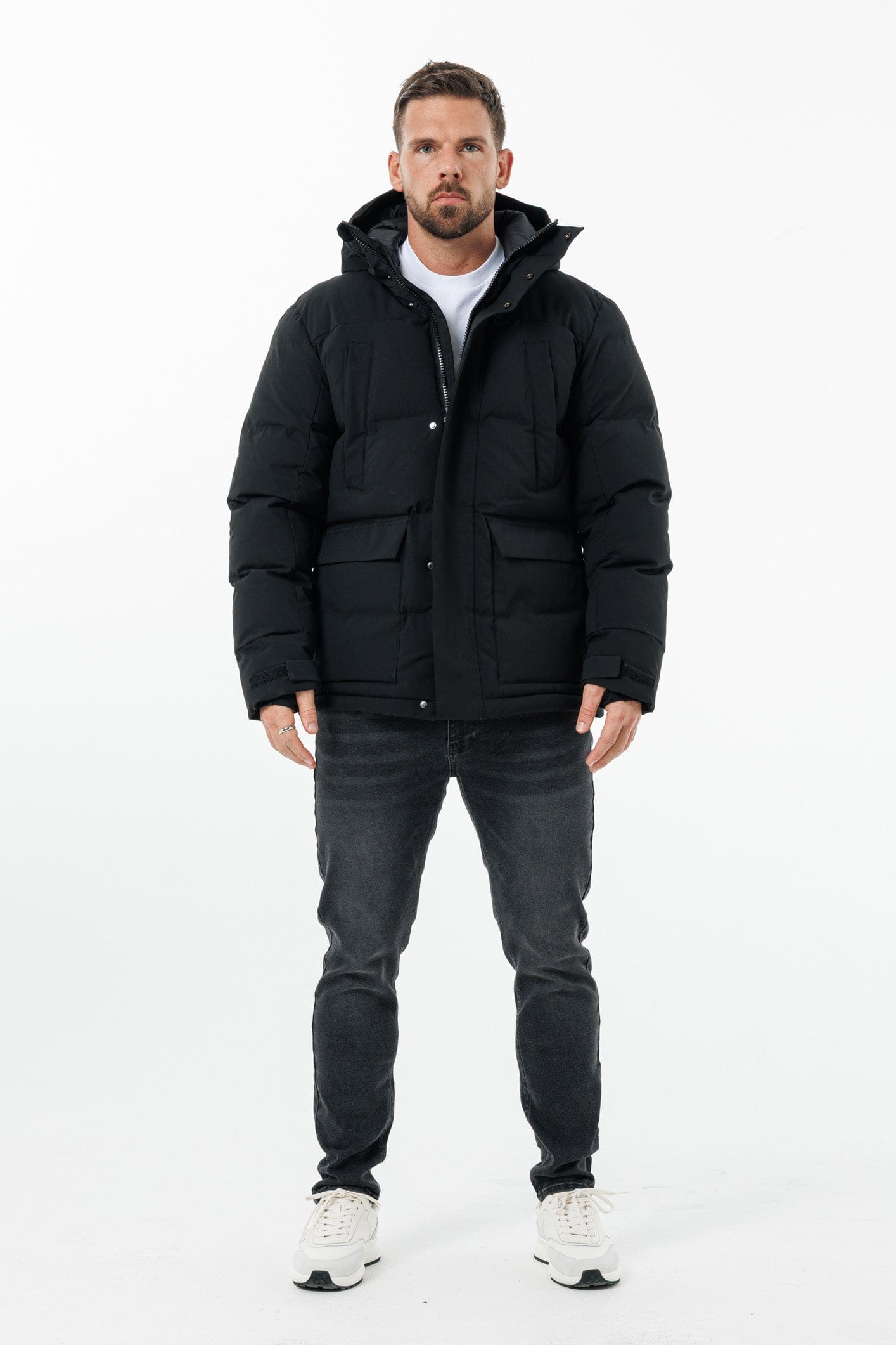 PARKA JACKET - BLACK