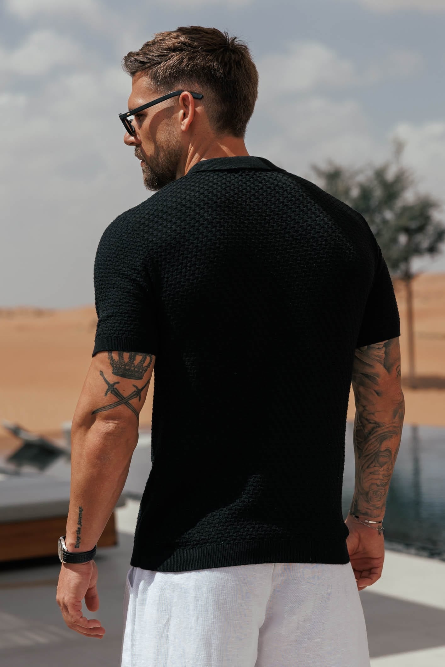 NOIR POLO - BLACK